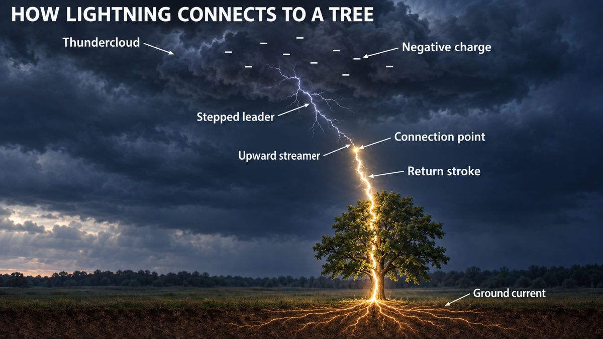 Lightning at South African Campsites